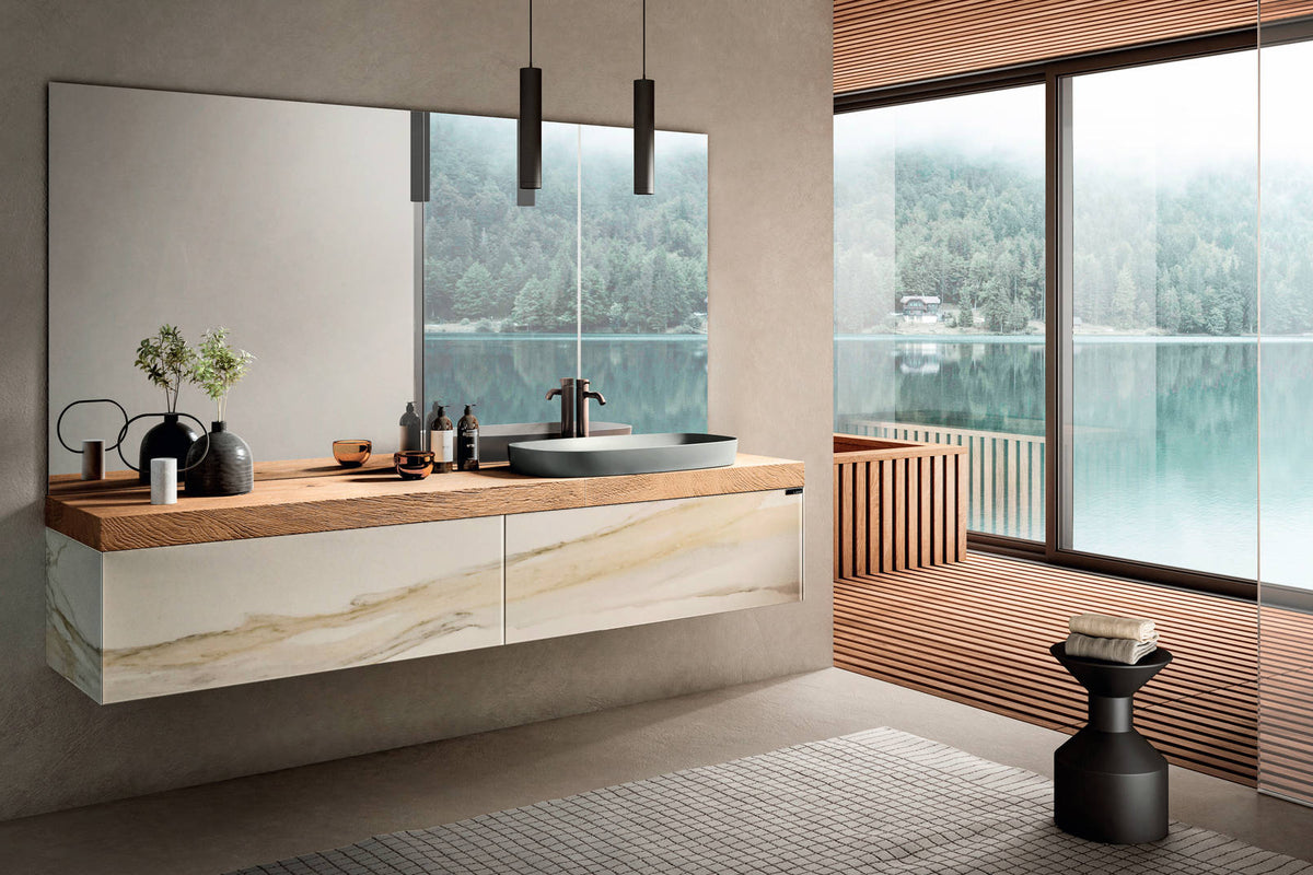 Piastrelle per casa: esempio di pavimenti, rivestimenti e arredo bagno