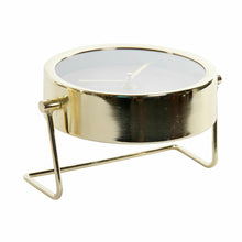 Carica l&#39;immagine nel visualizzatore di Gallery, Set 2 Orologi da Tavolo DKD Home Decor – Metallo Dorato e Cristallo Stile Scandinavo | Orologio Design Moderno per Casa e Ufficio