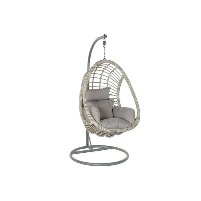 Hanging garden armchair DKD Home Decor Grey Multicolour Aluminium Bigbuy