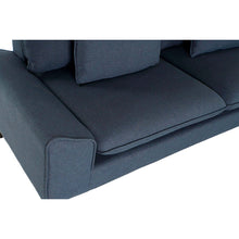 Carica l&#39;immagine nel visualizzatore di Gallery, Sofa DKD Home Decor Polyester Metal Navy Blue (197 x 82 x 90 cm) Bigbuy