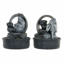 Carica l&#39;immagine nel visualizzatore di Gallery, Set 2 Fontane Buddha da Giardino DKD Home Decor – Resina Orientale 21x21x25 cm | Fontanelle Decorative Zen per Esterno e Interno