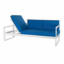 Carica l&#39;immagine nel visualizzatore di Gallery, Garden sofa DKD Home Decor Blue Polyester Aluminium (192 x 192 x 92 Bigbuy