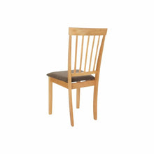 Carica l&#39;immagine nel visualizzatore di Gallery, Table set with 6 chairs DKD Home Decor Light brown Oak MDF Wood (1,4 x Bigbuy