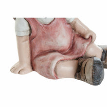 Carica l&#39;immagine nel visualizzatore di Gallery, Set 2 Statue Bambini DKD Home Decor – Figure Decorative in Fibra di Vetro Blu e Rosa 24x35x36 cm | Idee Regalo e Arredo Casa