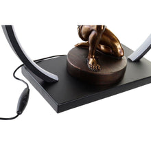 Carica l&#39;immagine nel visualizzatore di Gallery, Lampada Decorativa Atlas DKD Home Decor – Scultura LED in Resina 40,5x16x38 cm | Illuminazione Moderna per Soggiorno, Studio e Regalo Design