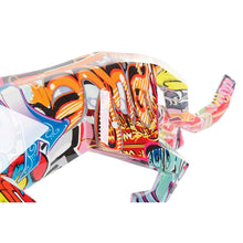 Carica l&#39;immagine nel visualizzatore di Gallery, Statua Leopardo Multicolore DKD Home Decor – Scultura Pop Art in Resina 47,5x11x13 cm | Arredo Moderno e Idea Regalo Originale