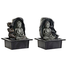 Carica l&#39;immagine nel visualizzatore di Gallery, Garden fountain DKD Home Decor 21 x 17,5 x 25 cm Buddha Resin Oriental