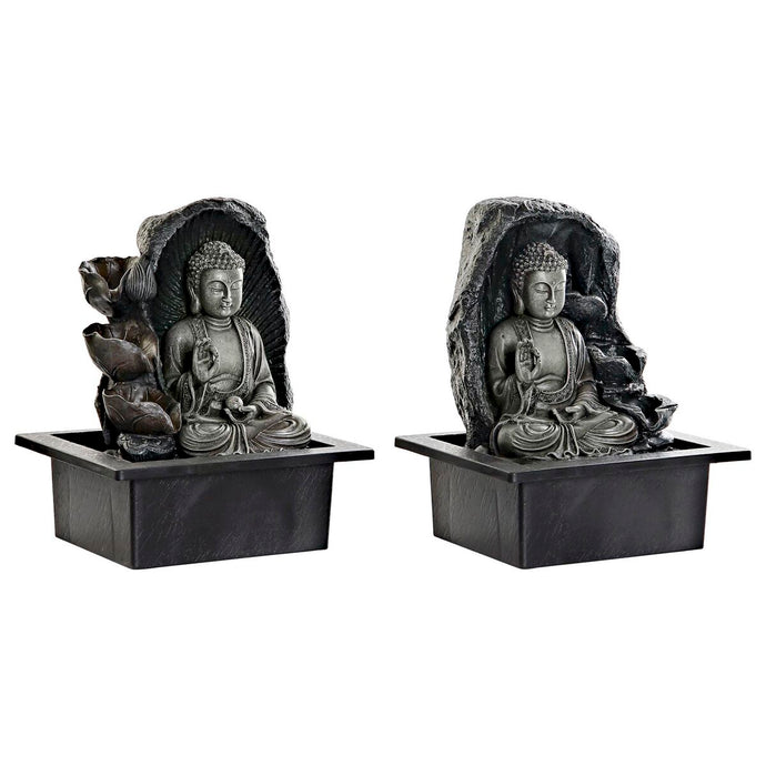 Garden fountain DKD Home Decor 21 x 17,5 x 25 cm Buddha Resin Oriental
