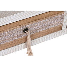 Carica l&#39;immagine nel visualizzatore di Gallery, Tavolino da Salotto DKD Home Decor – Legno di Abete e Rivestimento in Cotone 110x60x50 cm | Tavolo Centro Stanza Design Moderno