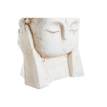 Carica l&#39;immagine nel visualizzatore di Gallery, Planter DKD Home Decor 26 x 22 x 28,5 cm Buddha White Oriental
