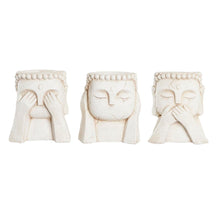 Carica l&#39;immagine nel visualizzatore di Gallery, Planter DKD Home Decor 26 x 22 x 28,5 cm Buddha White Oriental