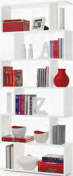 Libreria modulare alta Athena 192 cm, 80 × 24 × 192 cm – fotografia Eurogross