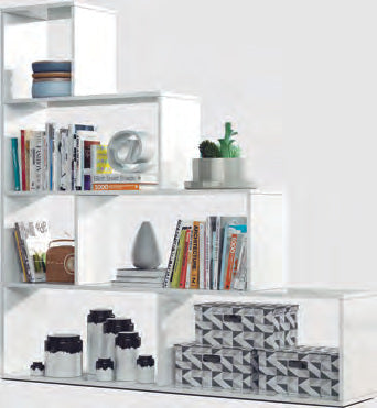 Libreria Klum 145 cm a giorno, 145 × 29 × 145 cm – fotografia Eurogross