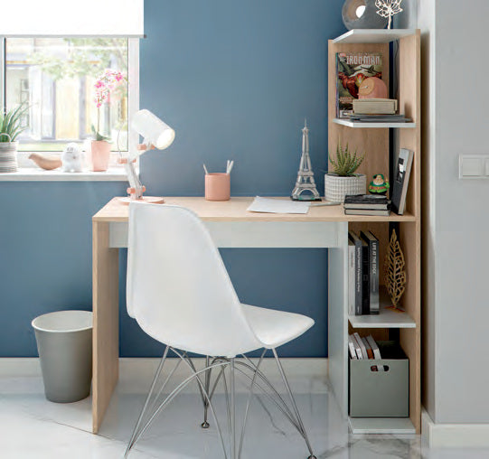 Scrivania reversibile WS Bouble con libreria, foto Eurogross
