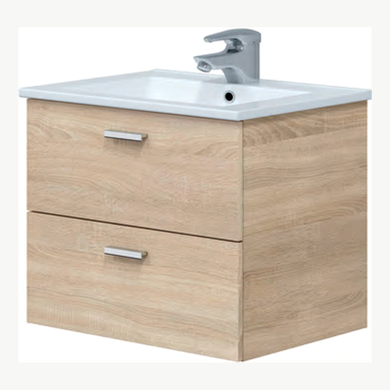 Mobile bagno sospeso Eco Kit 60 cm rovere Canadian 2 cassetti — 60 × 45 × 50 cm; originale Eurogross