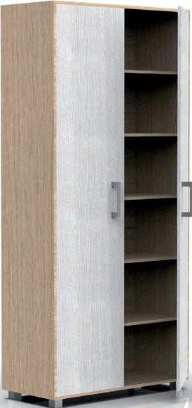 Scarpiera alta multiuso Mars 4 rovere nordico - modello illustrativo Eurogross