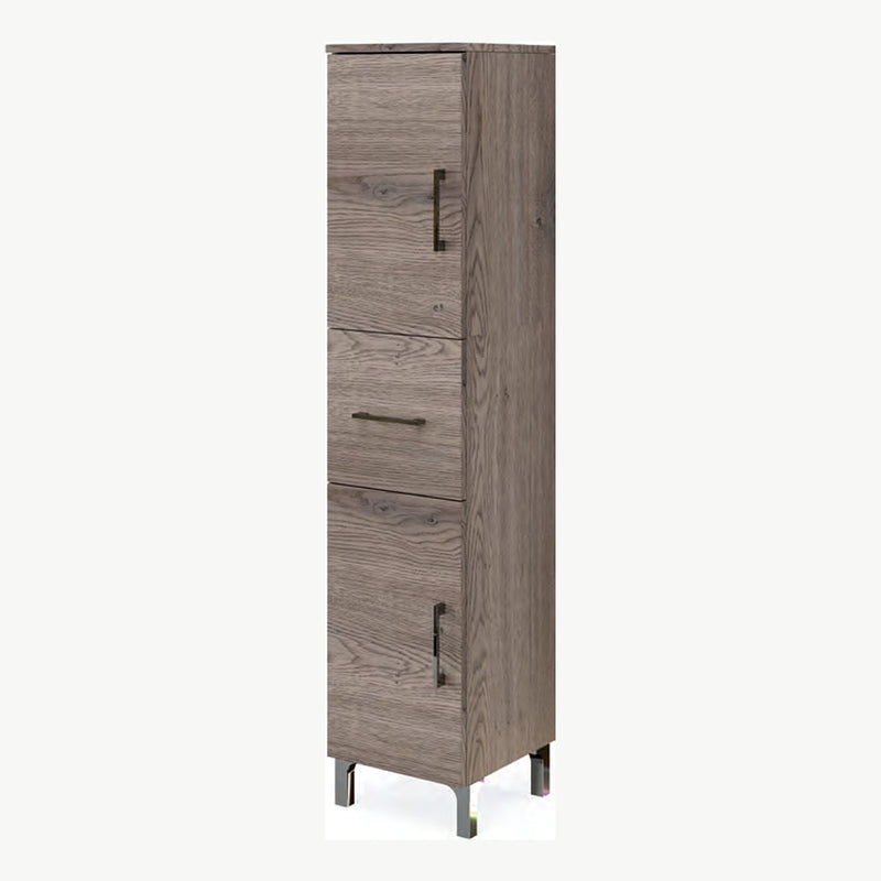 Colonna bagno Venere noce americano 2 ante e cassetto | Eurogross codice MK-VENERE-4635D