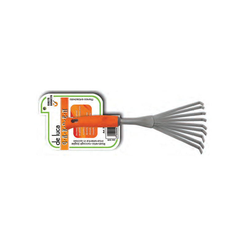 Rastrello per foglie da giardino con manico soft touch